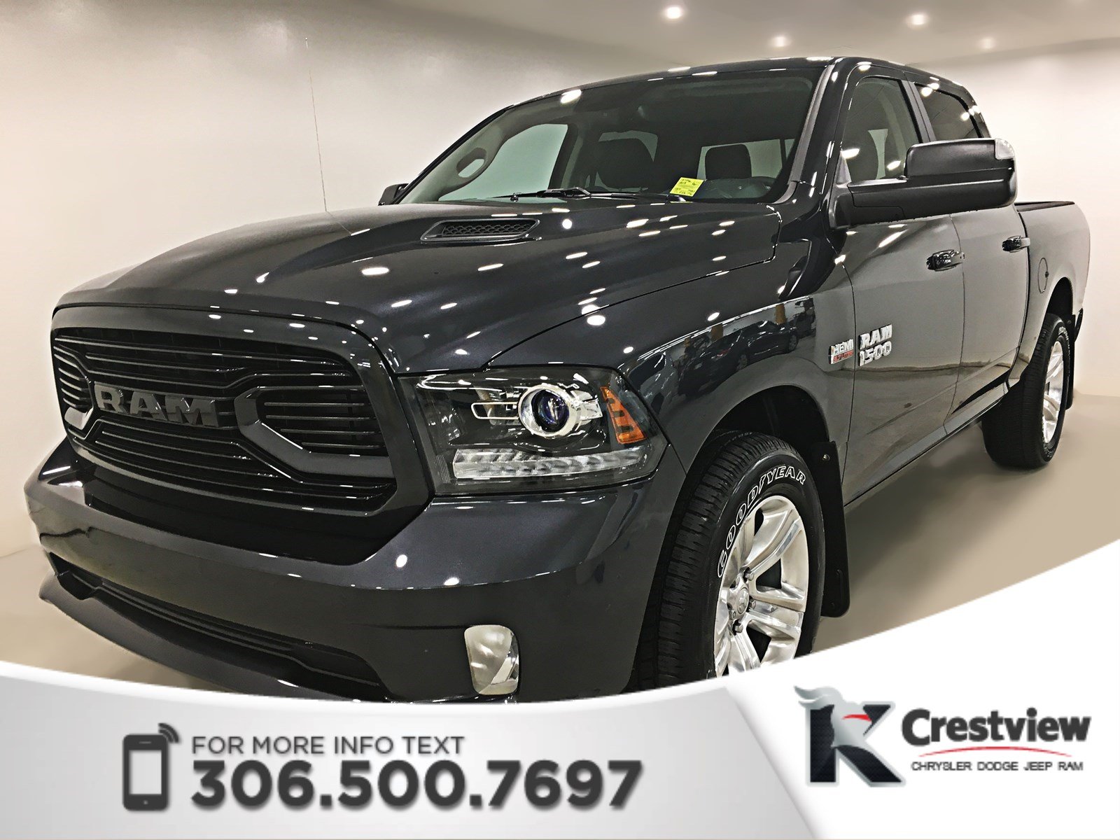 New 2018 Ram 1500 Sport Crew Cab Leather Sunroof Navigation Crew Cab Pickup Near Moose Jaw