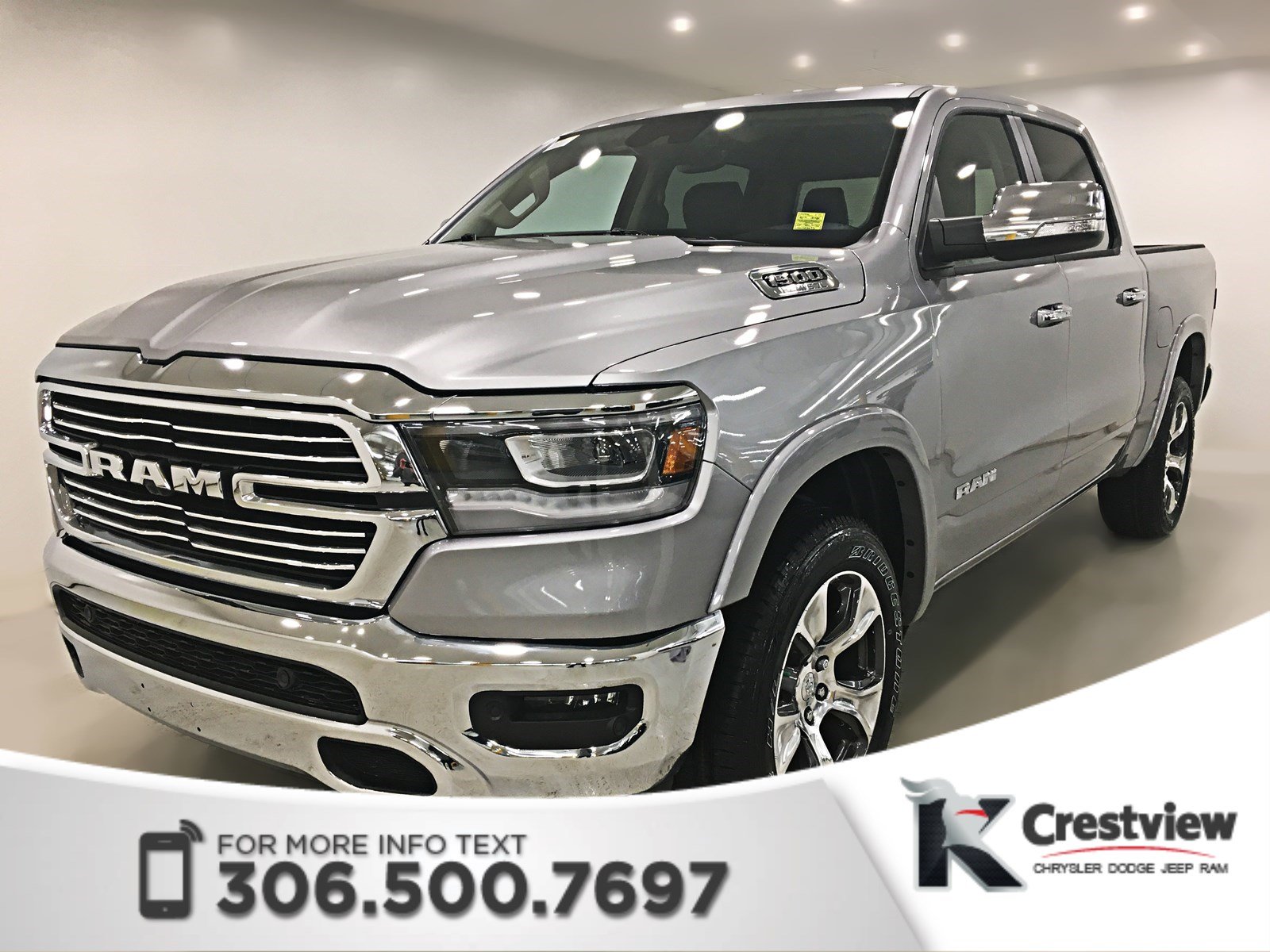 New 2019 Ram 1500 Laramie Crew Cab | Panoramic Sunroof | 12 Touchscreen ...