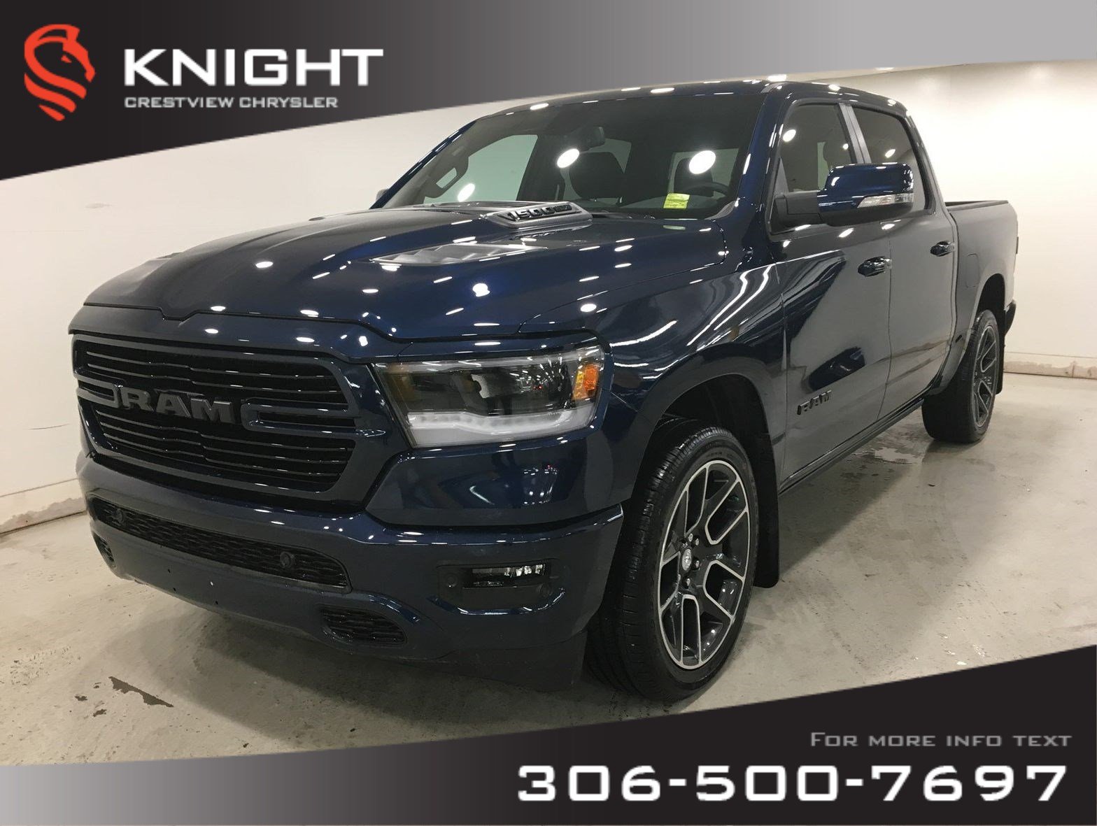 New 2020 Ram 1500 Sport Crew Cab | Leather | Sunroof | Navigation | 12 ...