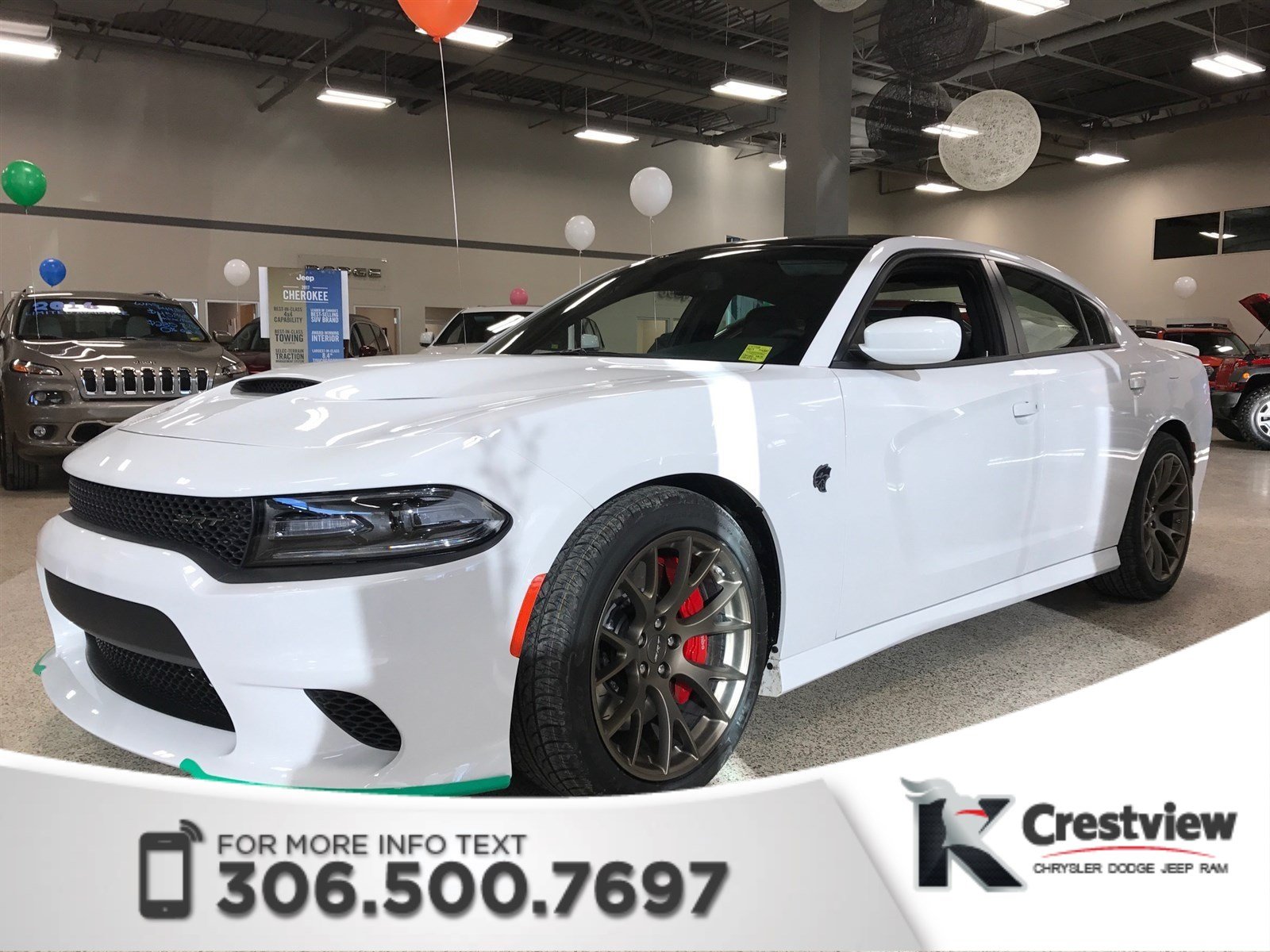 Used 2017 Dodge Charger SRT Hellcat 6.2L Hemi | Sunroof | Navigation ...